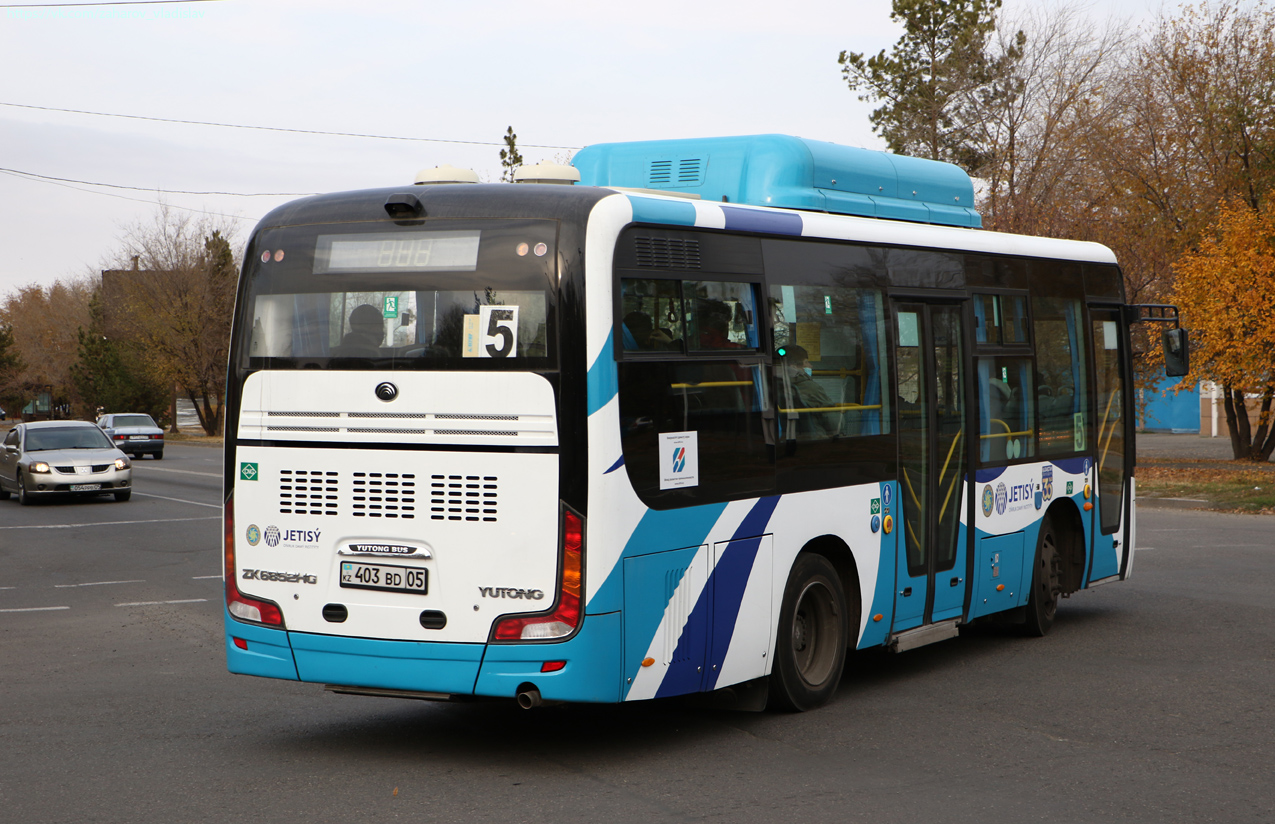 Жетысуская область, Yutong ZK6852HG (СарыаркаАвтоПром) № 403 BD 05 Жетысуская область, Yutong ZK6852HG (СарыаркаАвтоПром) № 403 BD 05
