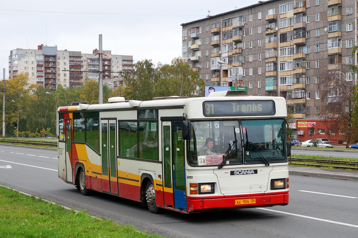 Вологодская область, Scania CN113CLL MaxCi № АЕ 104 35