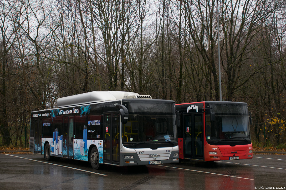 Литва, MAN A21 Lion's City NL273 CNG № 946