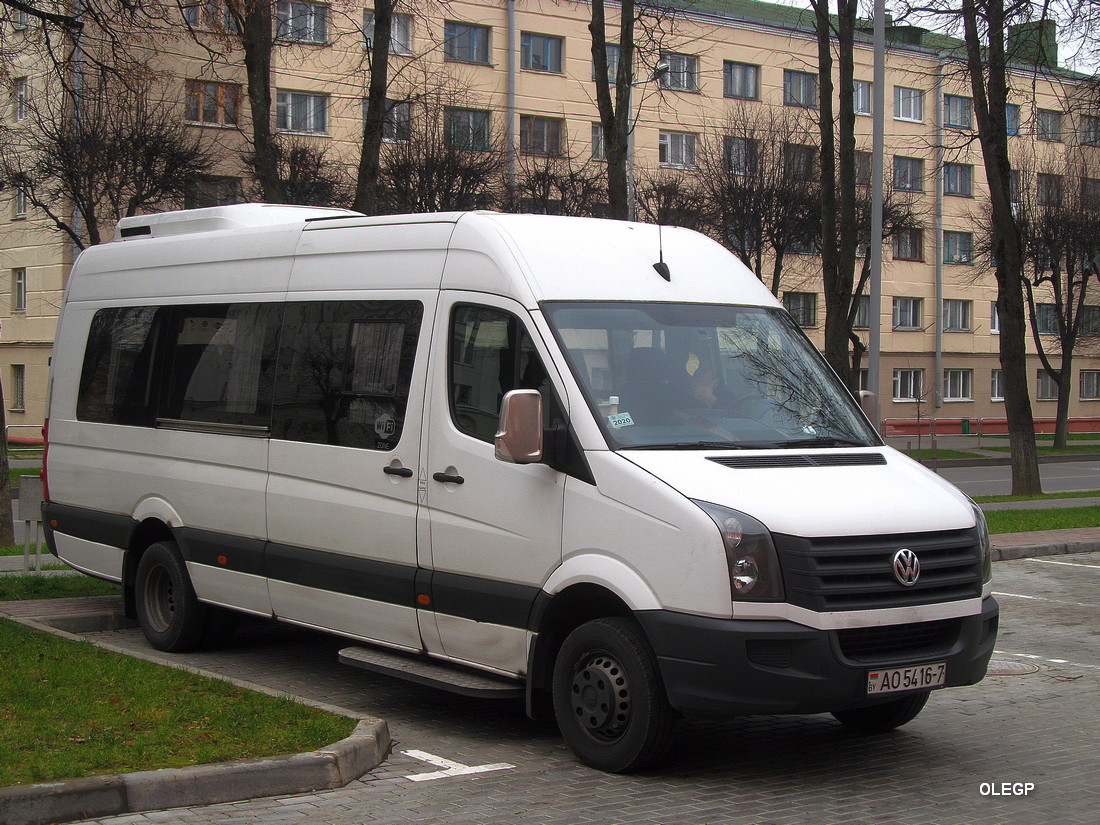 Минск, Луидор-2237* (Volkswagen Crafter) № АО 5416-7