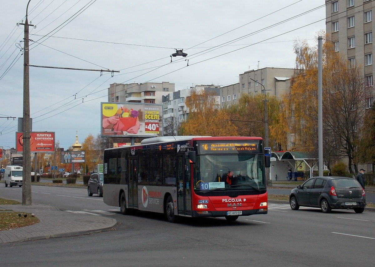 Волынская область, MAN A37 Lion's City NL283 № AC 4072 EP