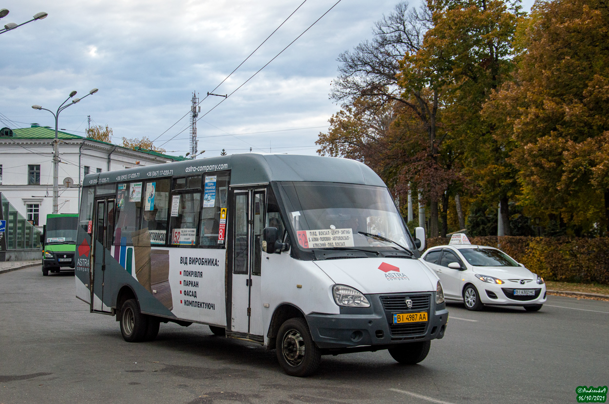 Полтавская область, Рута 23 № BI 4987 AA