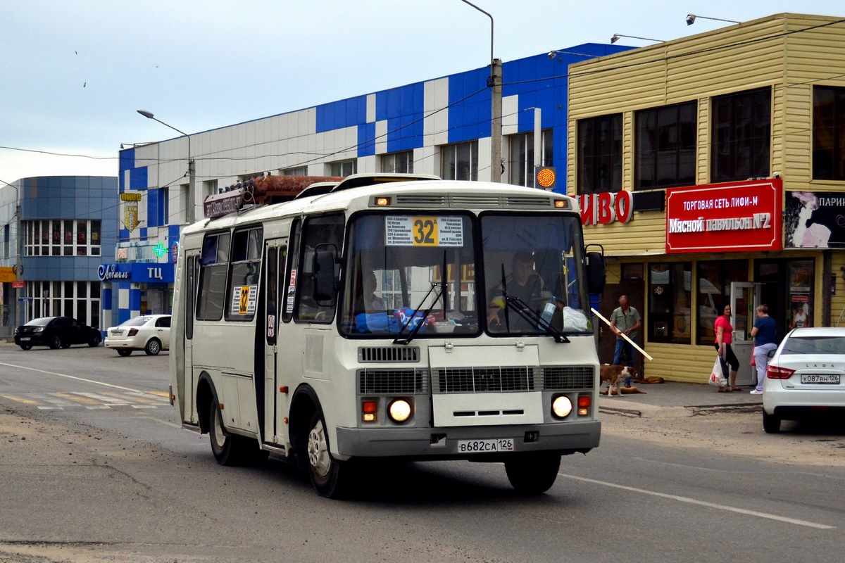Ставропольский край, ПАЗ-32054 № В 682 СА 126