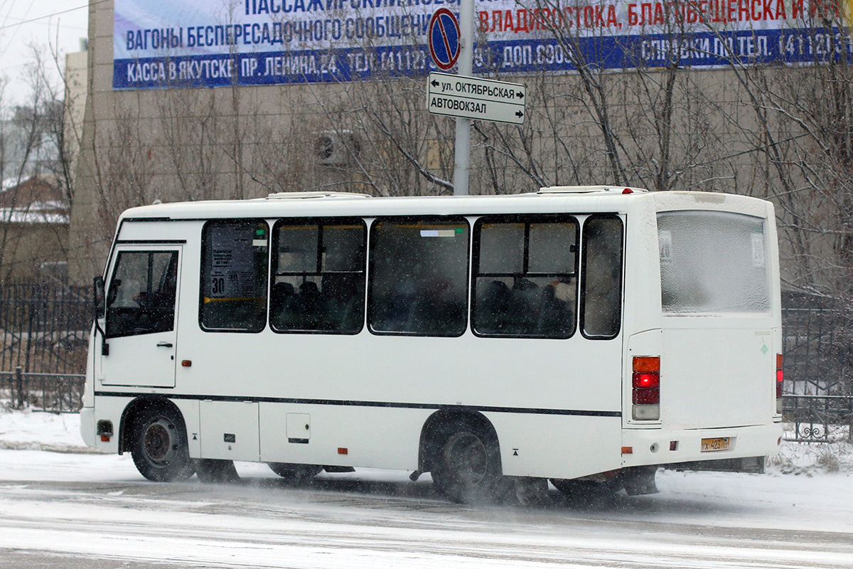 Саха (Якутия), ПАЗ-320302-08 № УХ 423 77