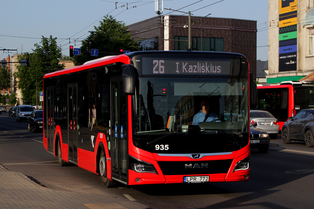 Lithuania, MAN 12C Lion's City 12 NL330 EfficientHybrid # 935