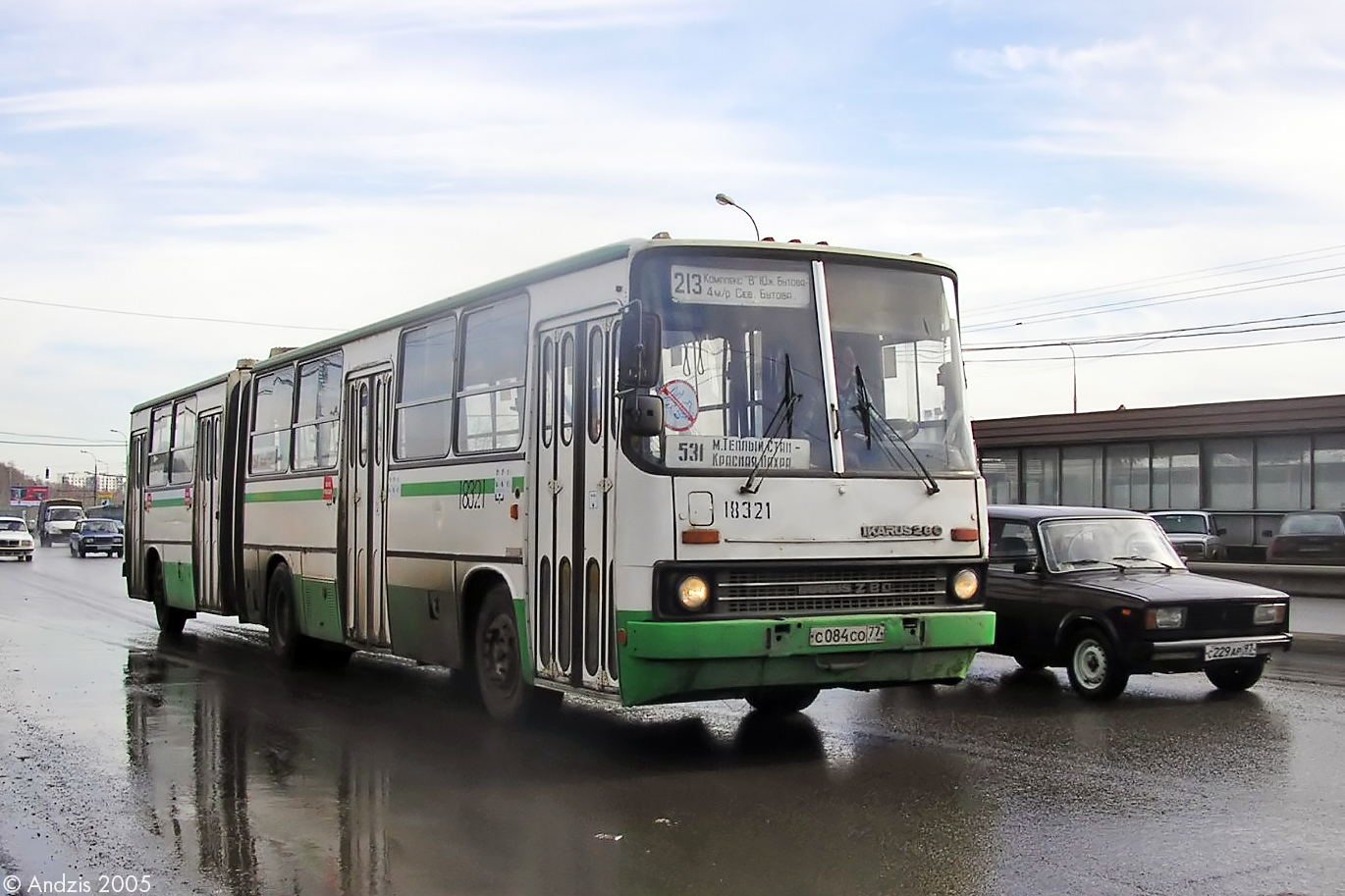 Москва, Ikarus 280.33M № 18321