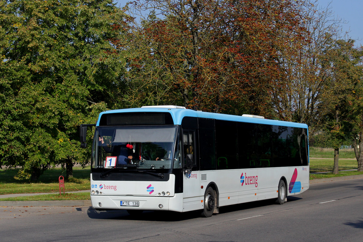 Литва, VDL Berkhof Ambassador 200 № 103