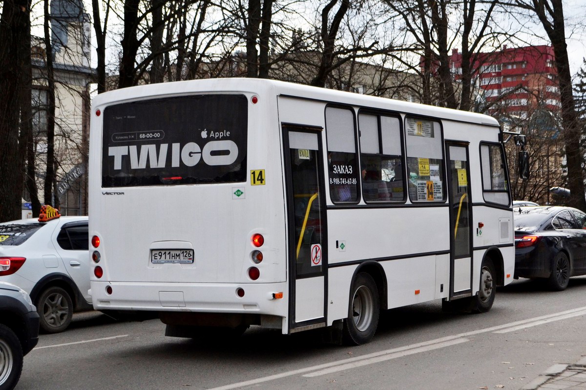 Ставропольский край, ПАЗ-320302-12 "Вектор" № Е 911 НМ 126