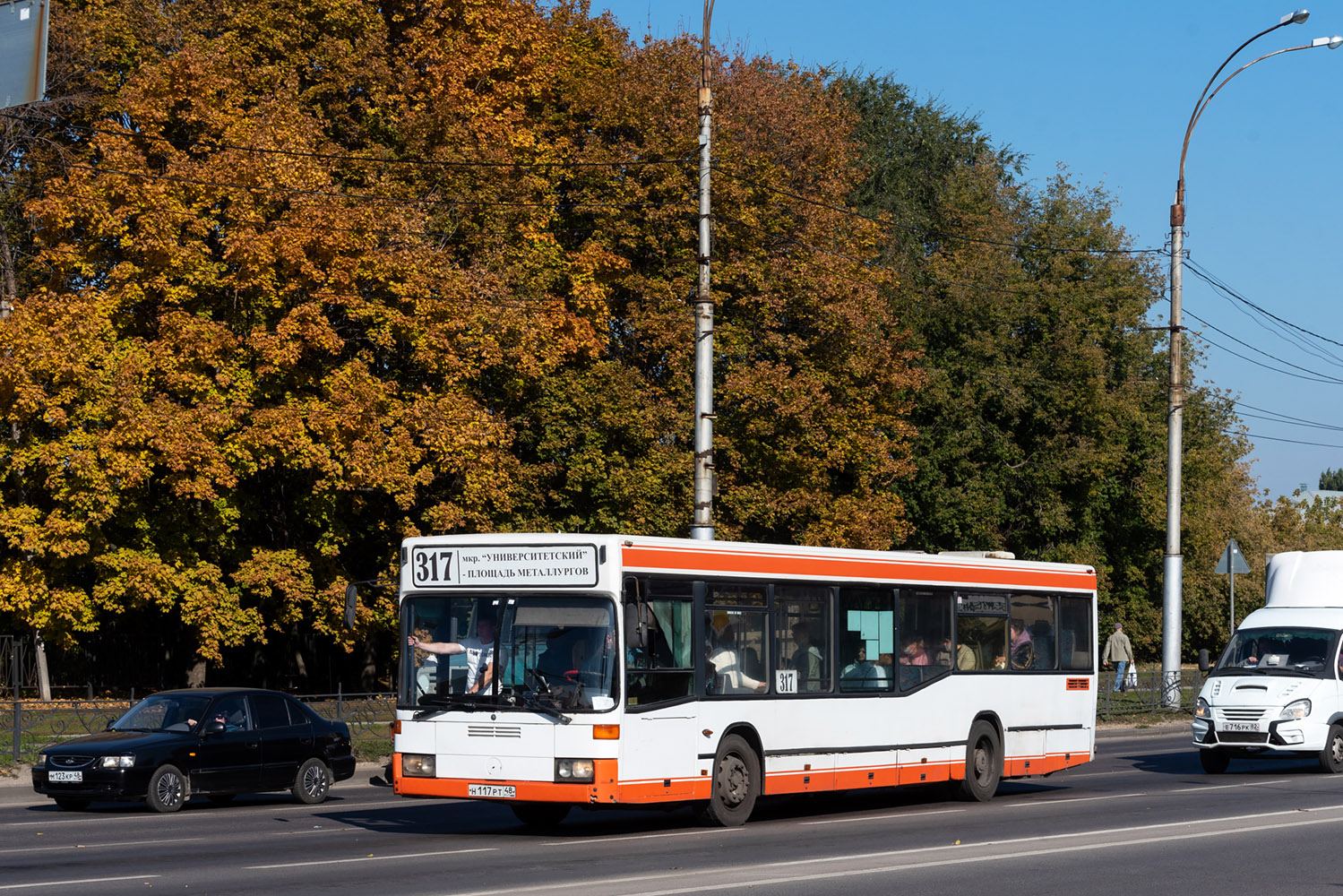 Липецкая область, Mercedes-Benz O405N2 № Н 117 РТ 48