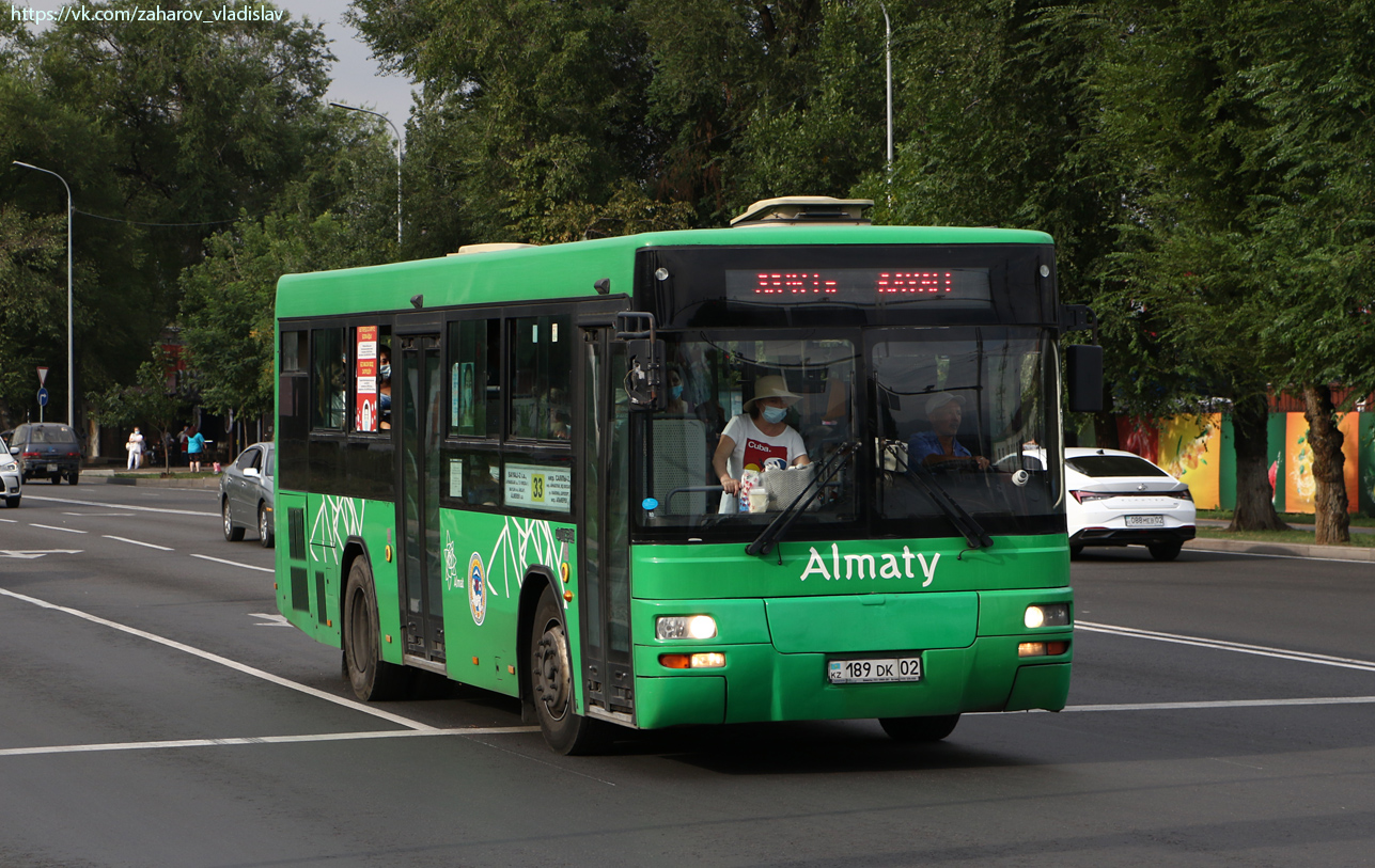 Алматы, Yutong ZK6108HGH № 189 DK 02