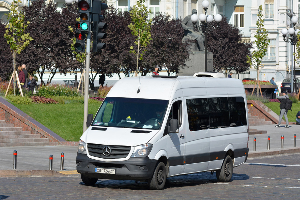Черниговская область, Mercedes-Benz Sprinter W906 316CDI № CB 1924 CT