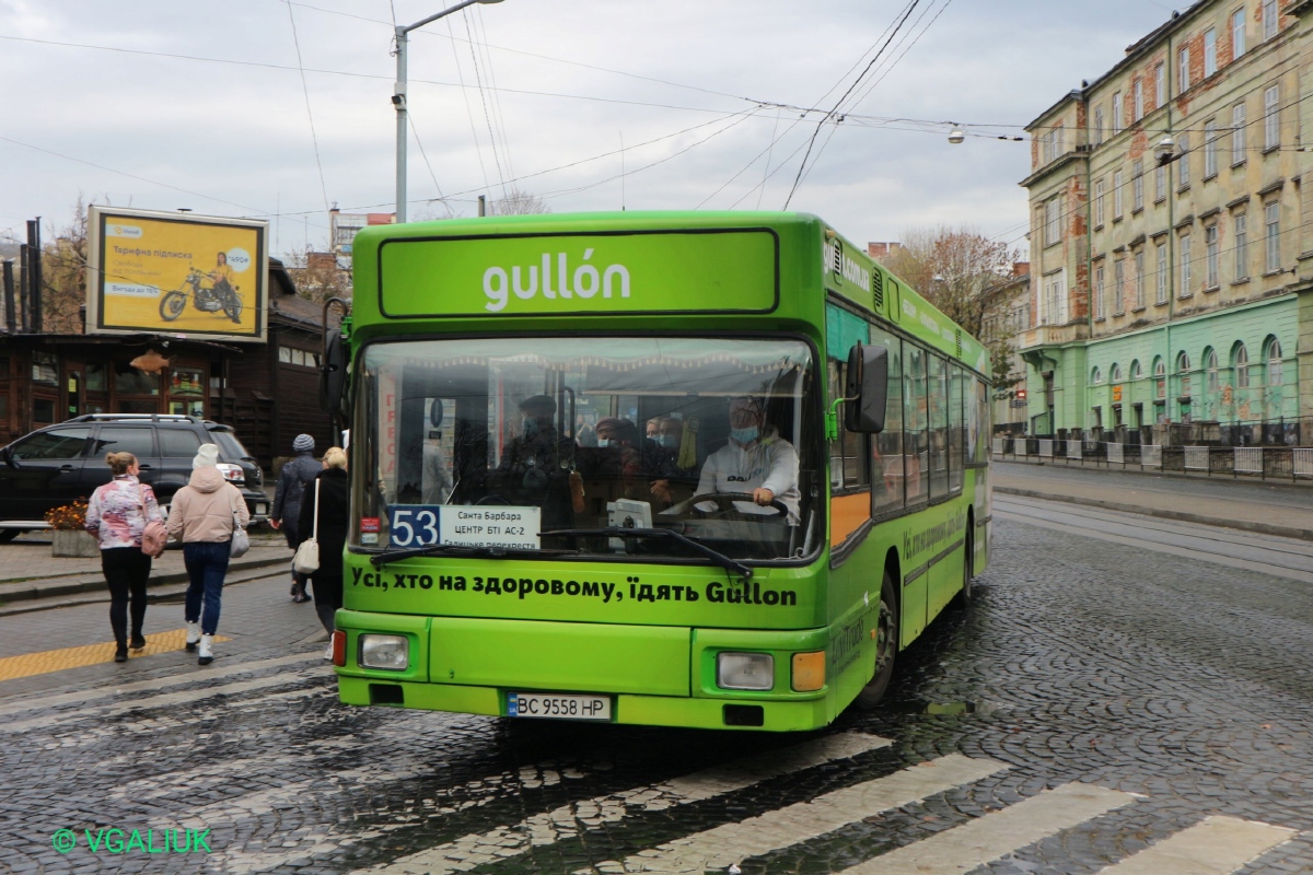Львовская область, MAN A10 NL202 № BC 9558 HP