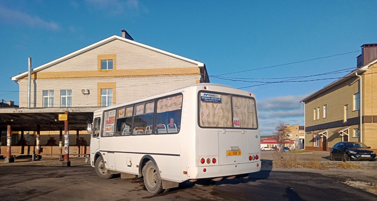 Татарстан, ПАЗ-320540-02 № АС 058 16