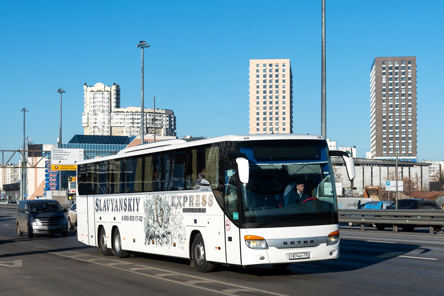 Москва, Setra S419GT-HD № Т 874 АУ 750