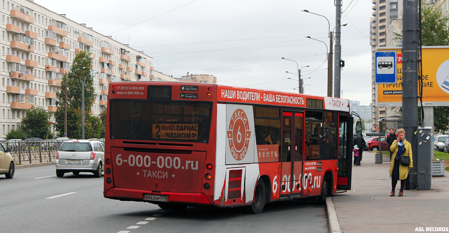 Санкт-Петербург, МАЗ-206.067 № В 962 МР 178