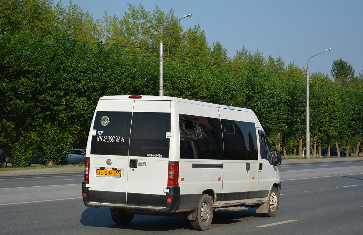 Тюменская область, FIAT Ducato 244 CSMMC-RLL, -RTL № АО 214 72