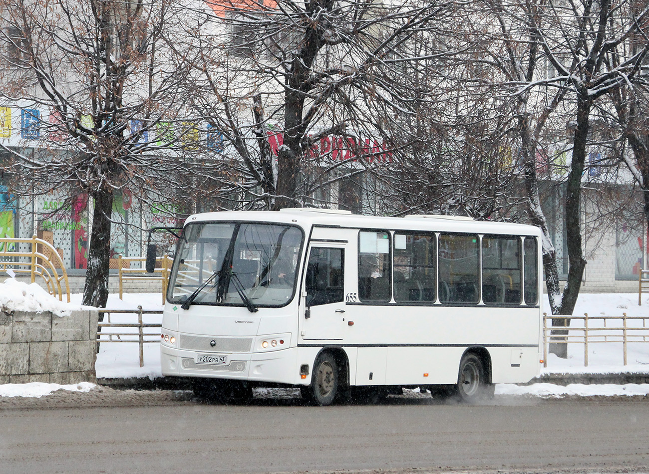 Кировская область, ПАЗ-320302-12 "Вектор" № х655 Кировская область, ПАЗ-320302-12 "Вектор" № х655