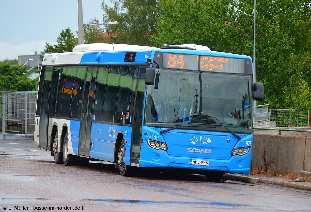 Финляндия, Scania Citywide LE № 925