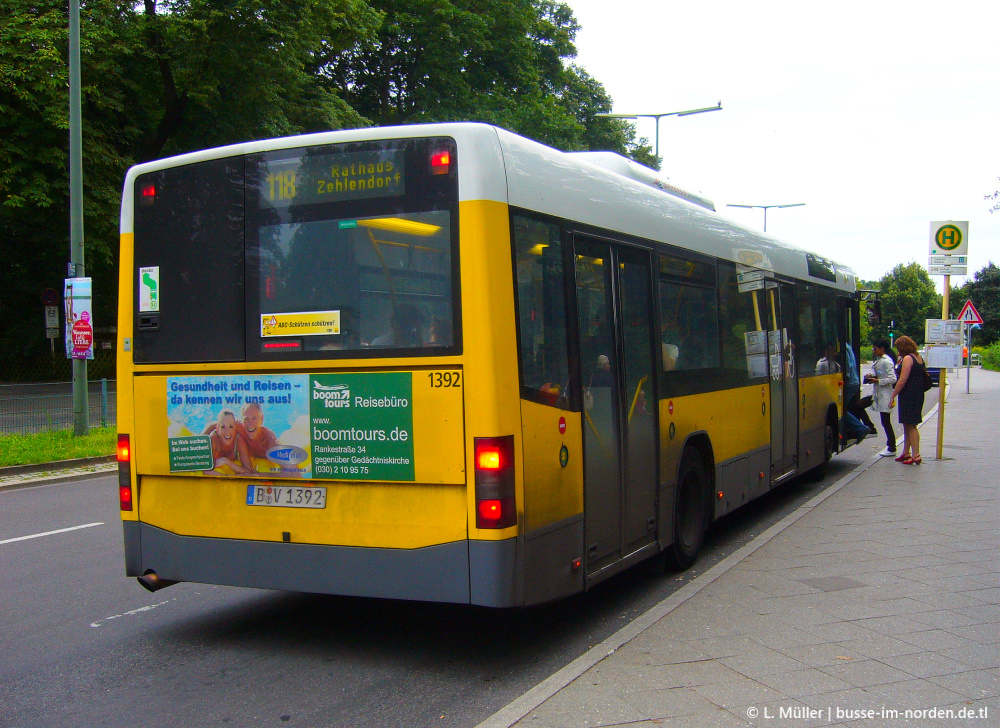 Берлин, Volvo 7000 № 1392