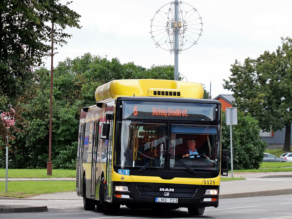 Lithuania, MAN A21 Lion's City NL243 CNG # 1171