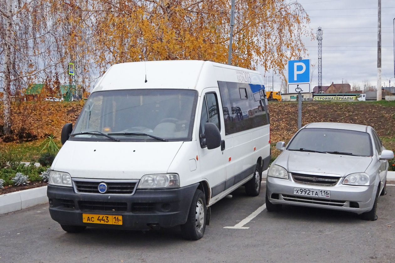 Татарстан, FIAT Ducato 244 CSMMC, -RT № АС 443 16 Татарстан, FIAT Ducato 244 CSMMC, -RT № АС 443 16