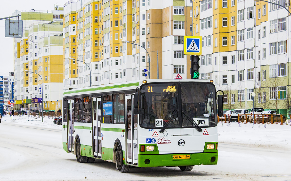 Ханты-Мансийский АО, ЛиАЗ-5293.53 № 1183