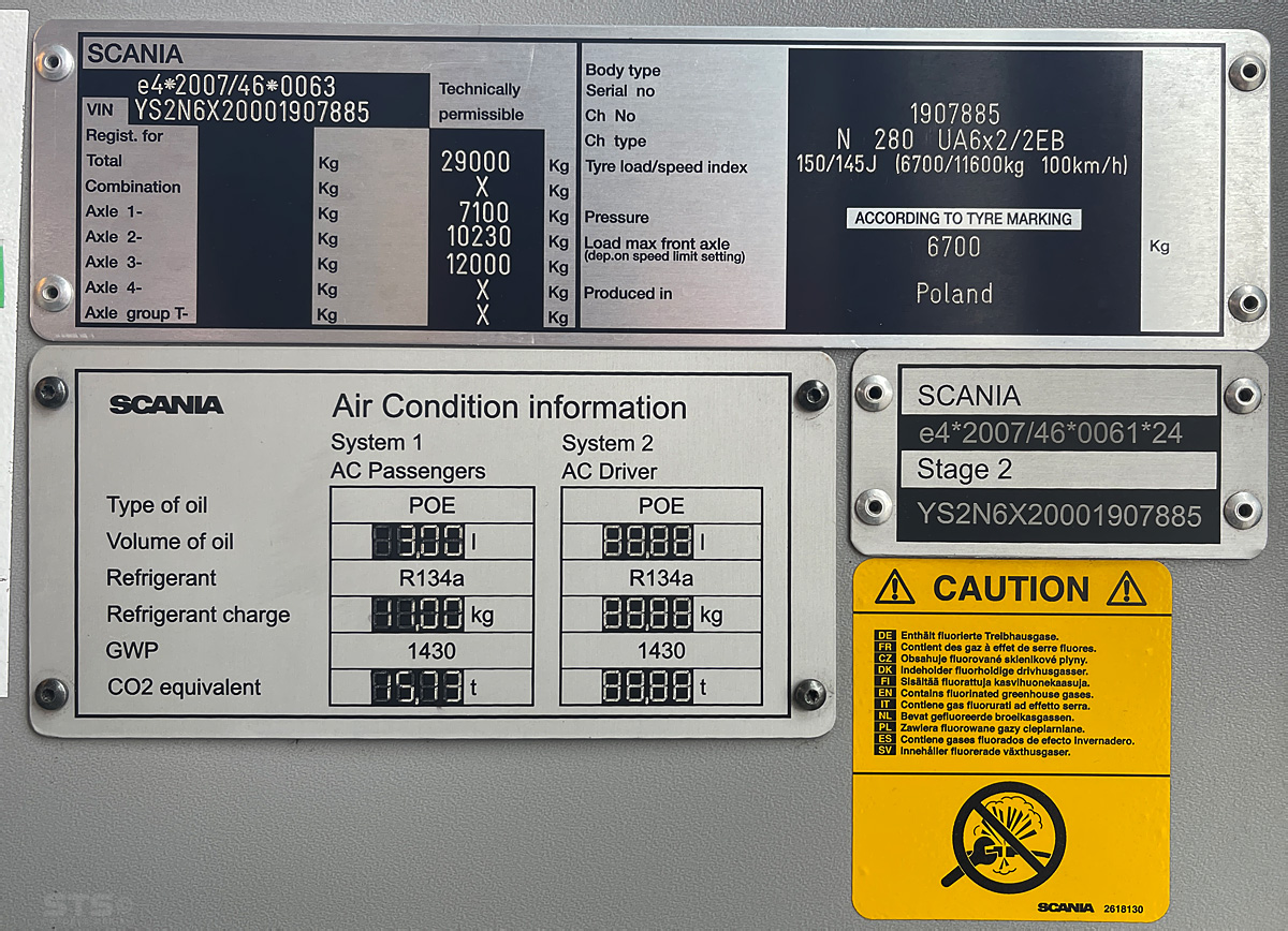 Lithuania, Scania Citywide LFA # V8038