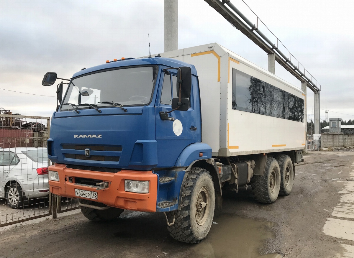 Санкт-Петербург, КамАЗ-42261 (КамАЗ-43118) № У 634 ЕР 178