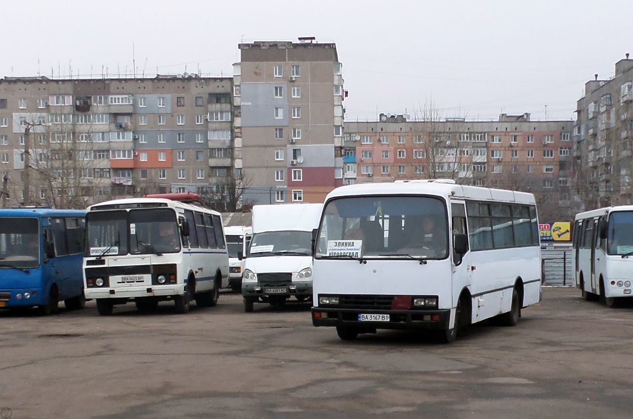 Кировоградская область, ПАЗ-3205-110 № BA 0623 AP; Кировоградская область, Тур-А091 № BA 3167 BI