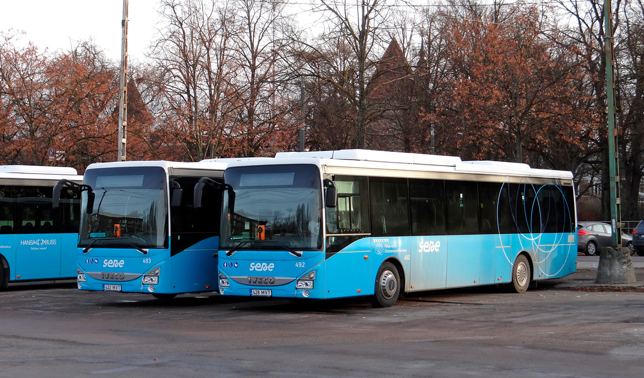 Igaunija, IVECO Crossway LE LINE 12M NP № 492