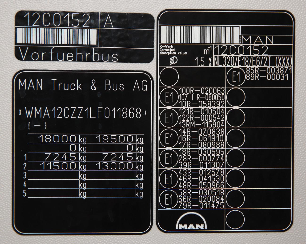 Санкт-Петербург, MAN 12C Lion's City 12 G NL320 № M-AN 7152