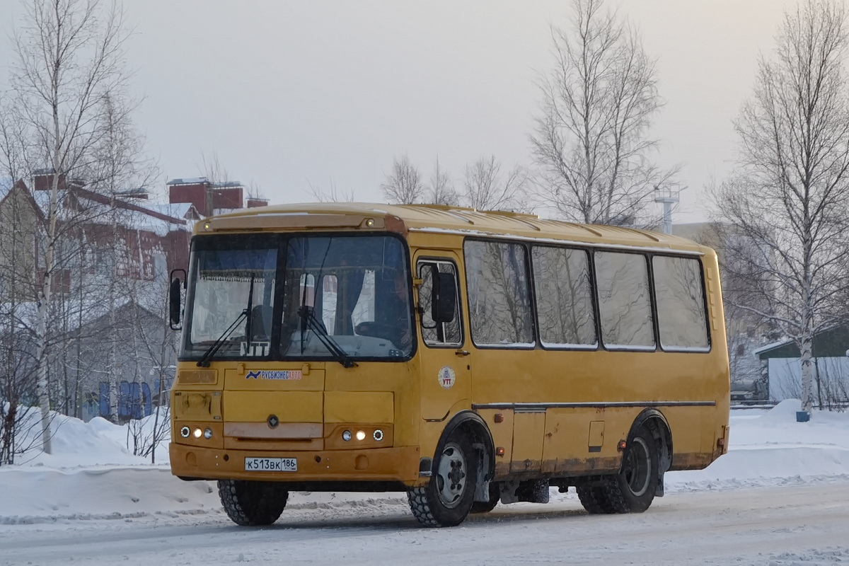 Ханты-Мансийский АО, ПАЗ-32053-110-67 № К 513 ВК 186 Ханты-Мансийский АО, ПАЗ-32053-110-67 № К 513 ВК 186