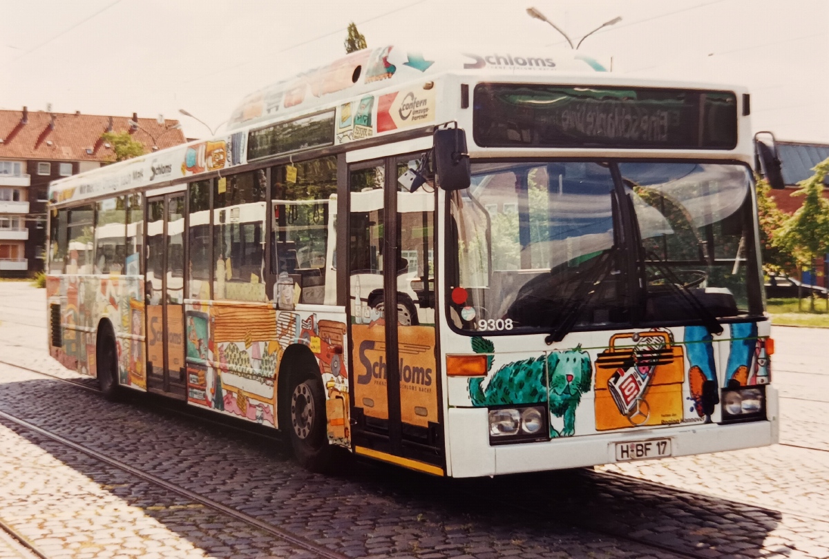 Нижняя Саксония, Mercedes-Benz O405N2 CNG № 9308