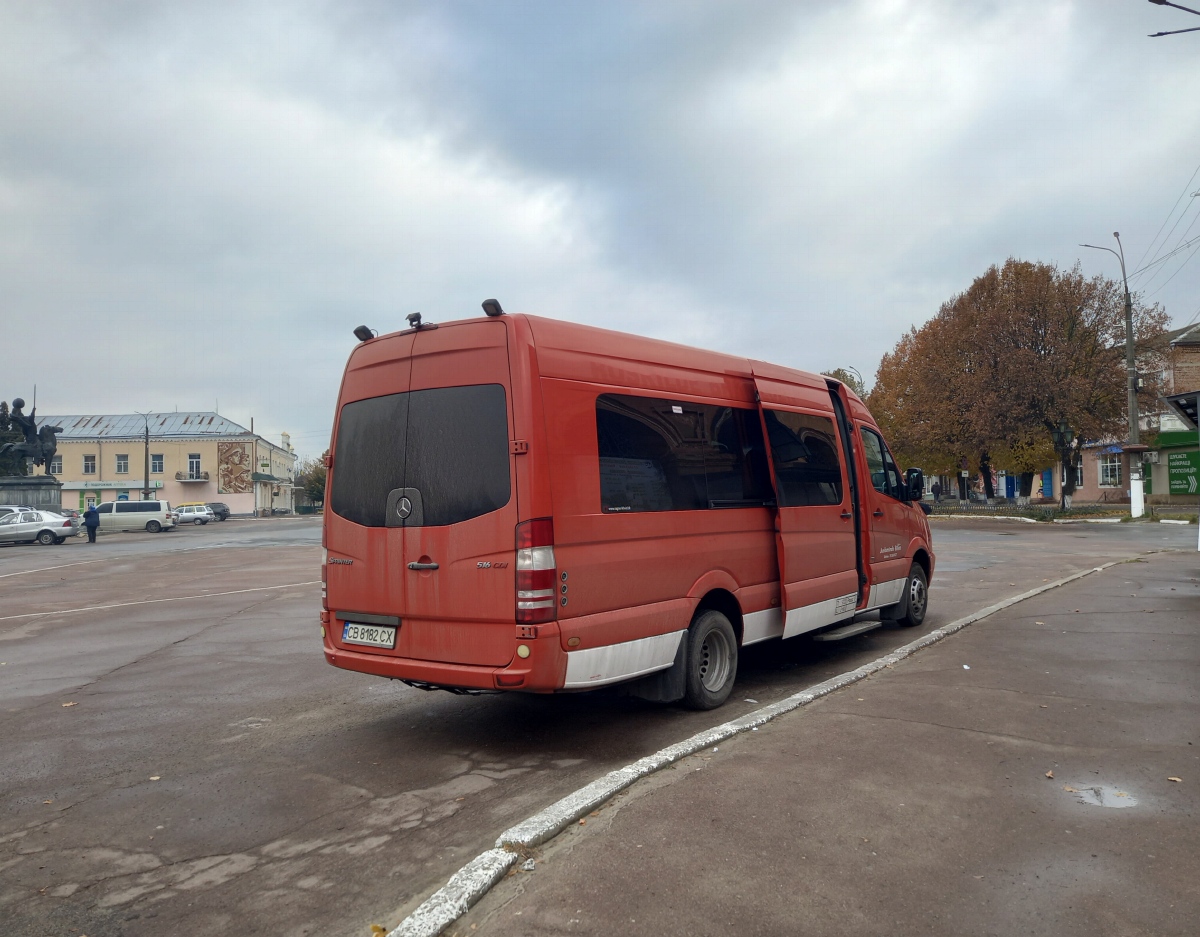 Черниговская область, Mercedes-Benz Sprinter W906 516CDI № CB 8182 CX