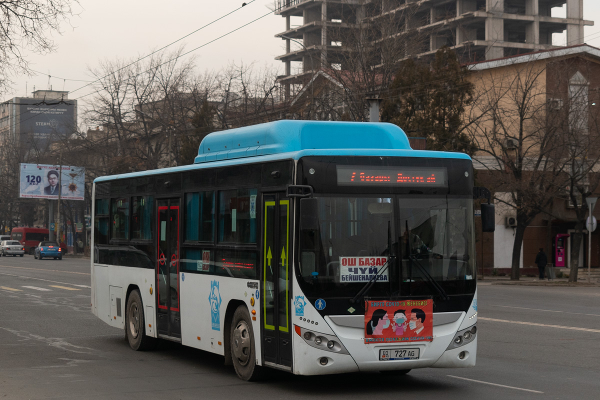 Кыргызстан, Yutong ZK6108HGH № 01 727 AG