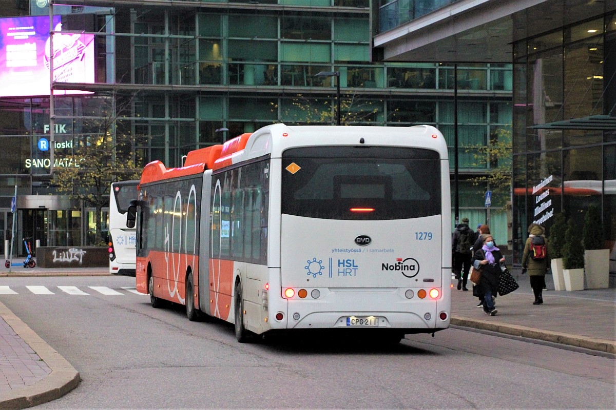 Финляндия, BYD K11U № 1279