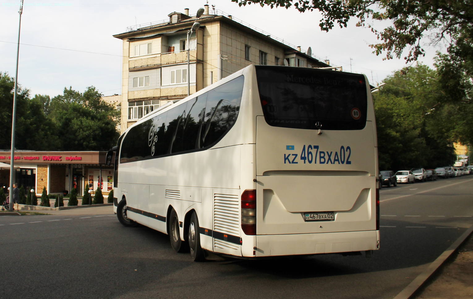 Алматы, Mercedes-Benz O580-16RHD Travego M № 467 BXA 02