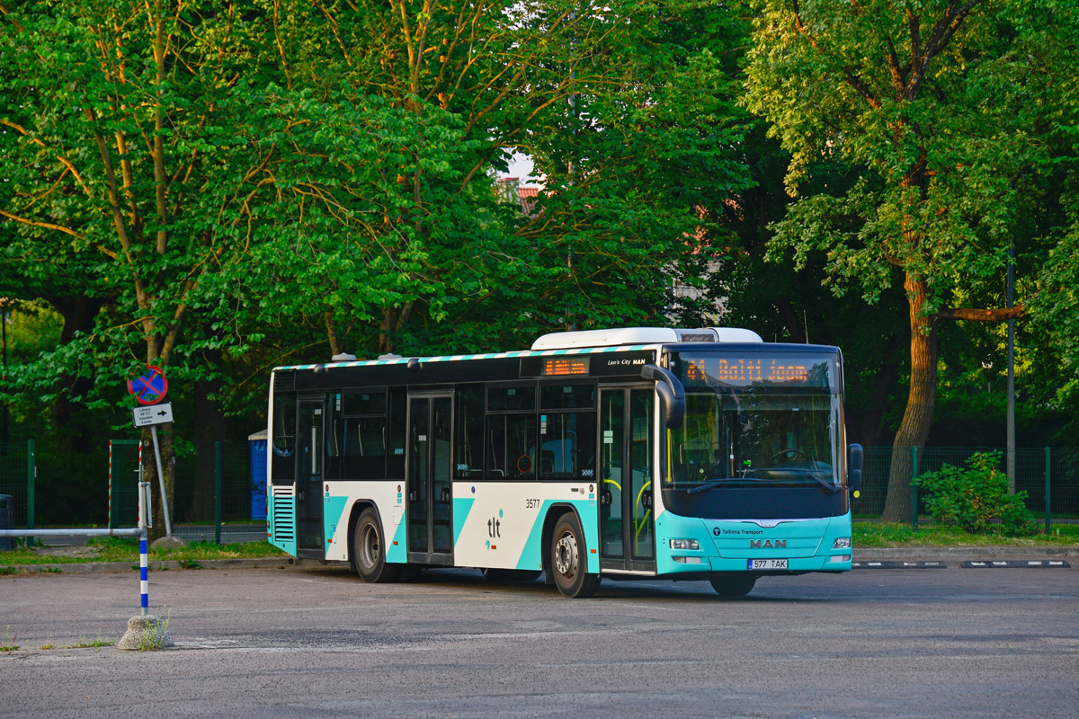 Эстония, MAN A78 Lion's City LE EL293 № 3577 Эстония, MAN A78 Lion's City LE EL293 № 3577