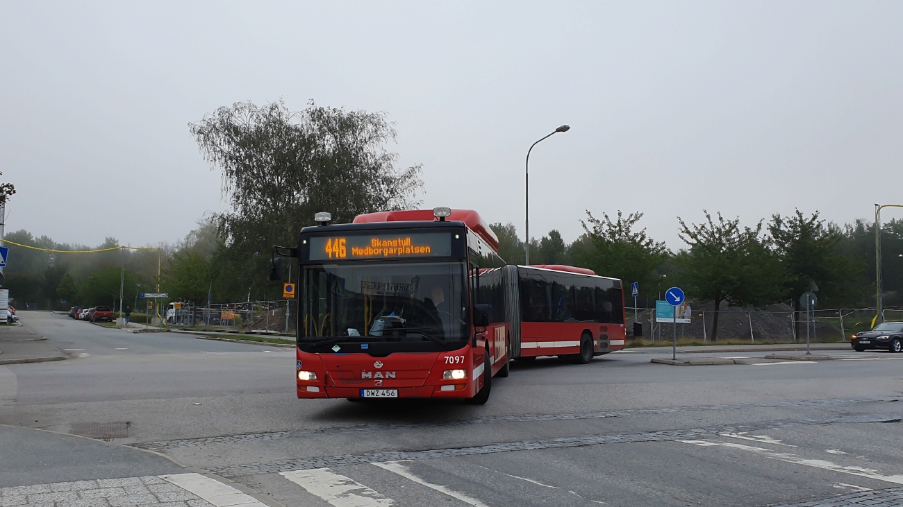 Швеция, MAN A49 Lion's City GL LE NG313-18,75 CNG № 7097