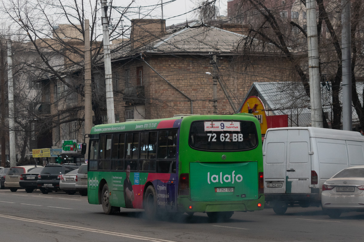 Кыргызстан, Yaxing JS6851H1 № 7262 BB