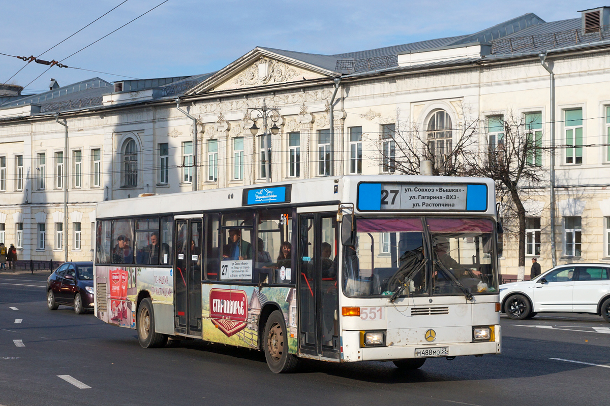 Владимирская область, Mercedes-Benz O405N2 № 551