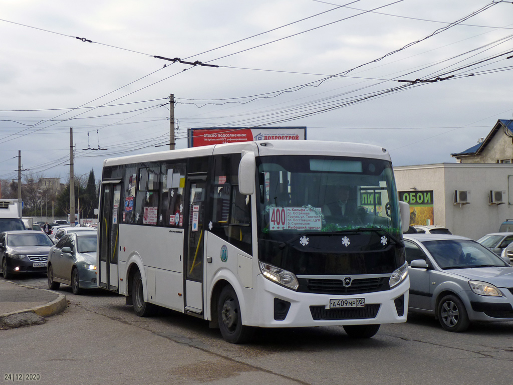 Севастополь, ПАЗ-320435-04 "Vector Next" № А 409 МР 92