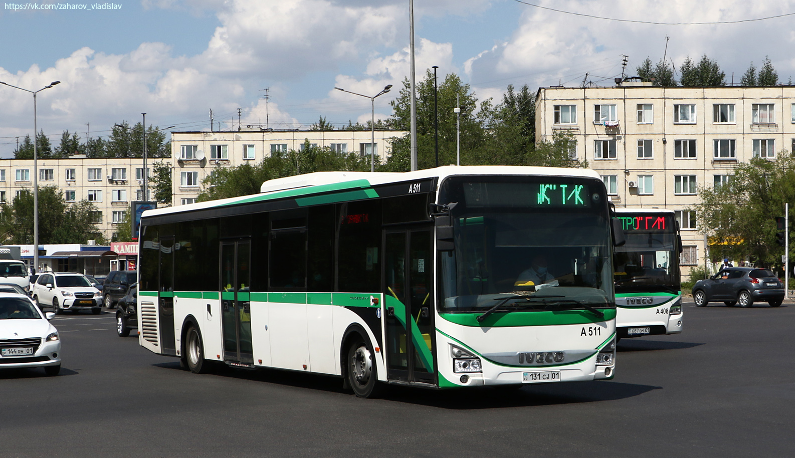Астана, IVECO Crossway LE 13M (СарыаркаАвтоПром) № A511