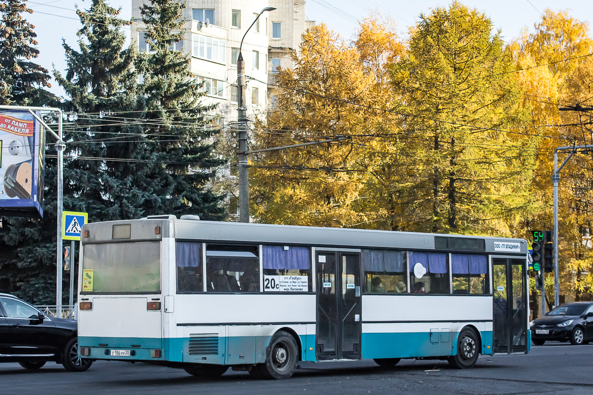 Vladimir region, Mercedes-Benz O405 # В 186 УН 33
