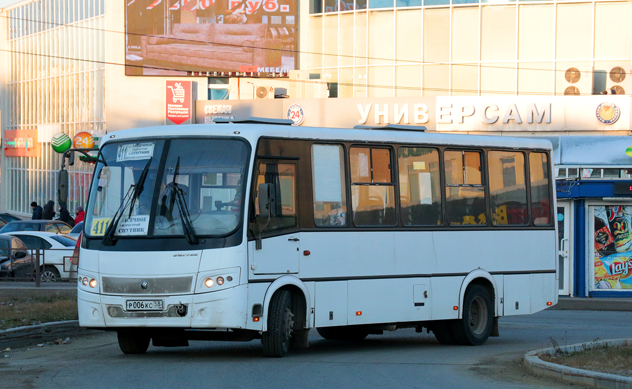 Пензенская область, ПАЗ-320412-04 "Вектор" № Р 006 КО 58