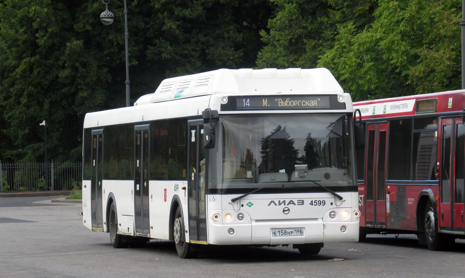 Sankt Peterburgas, LiAZ-5292.67 (CNG) Nr. 4599