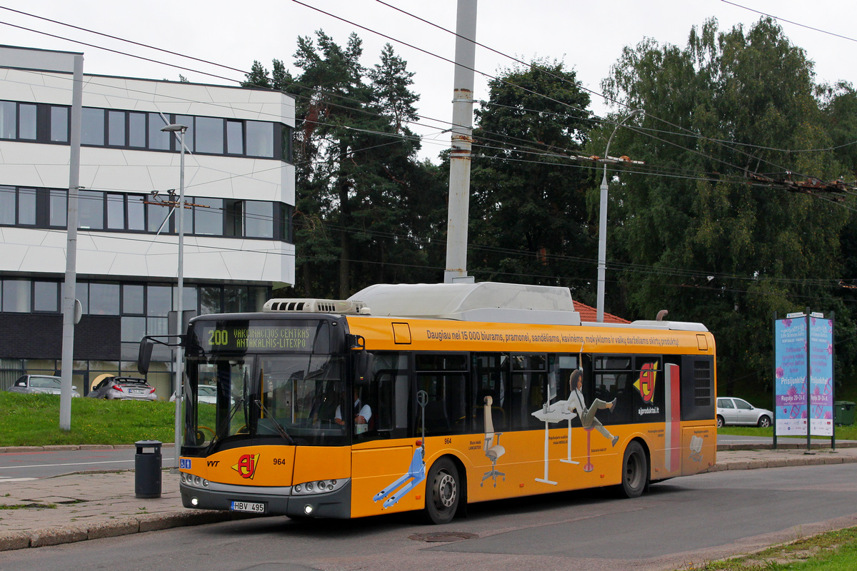 Литва, Solaris Urbino III 12 CNG № 964 Литва, Solaris Urbino III 12 CNG № 964