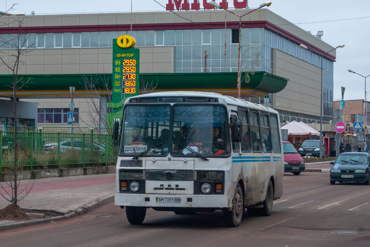 Житомирская область, ПАЗ-32054-07 № AM 7201 BB
