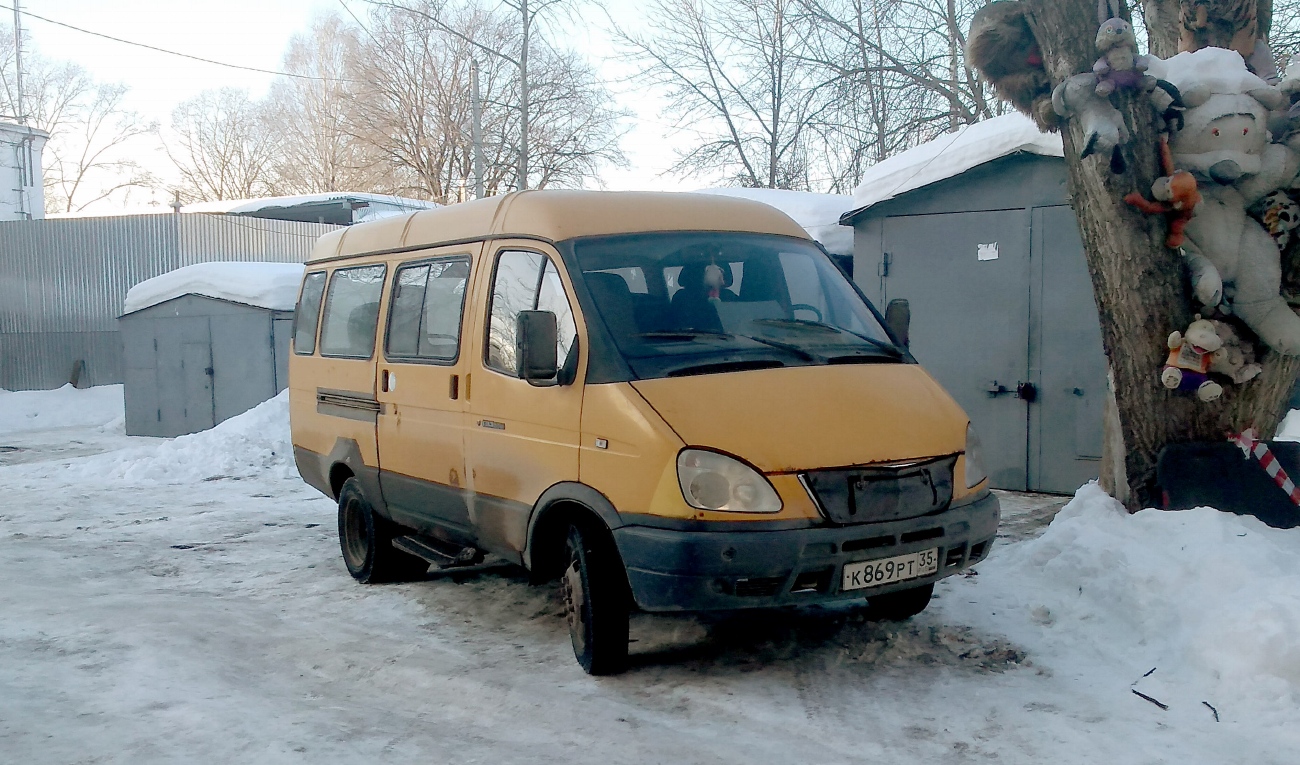 Wologda Region, GAZ-3269-10-03 (X8332690B) Nr. К 869 РТ 35