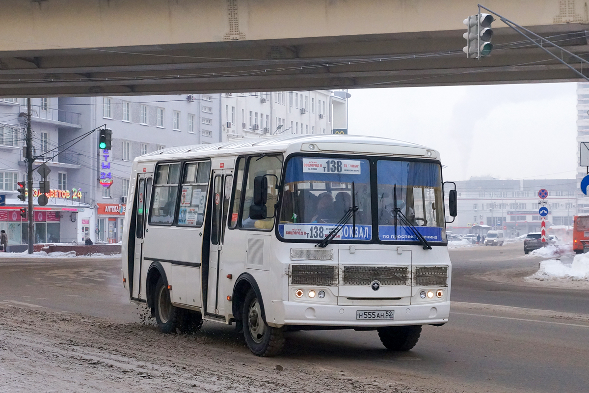 Nizhegorodskaya region, PAZ-32054 Nr. Н 555 АН 52